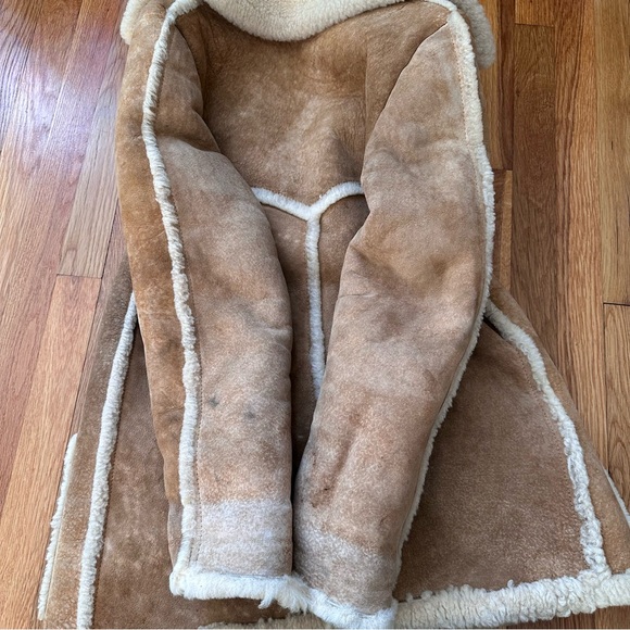 Vintage Remy Sheepskin Shearling Coat Women Size 10 Made in USA Western Rancher - Picture 6 of 16